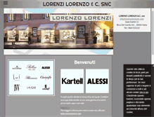 Tablet Screenshot of lorenzilorenzo.com